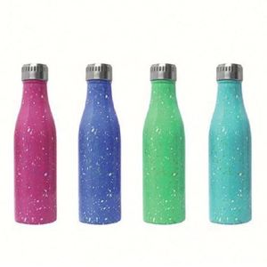 Nouvelle gourde isotherme en acier inoxydable de 500 ml, isolation thermique de 12 à 24 heures, style bouteille à fond plat, pour l'extérieur - Product Image 1