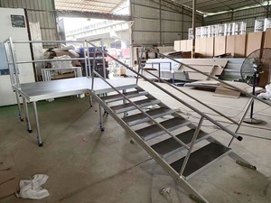 Aluminum adjustable wooden <b>stage</b> <b>platform</b> indoor concert event <b>stage</b> - Product Image 4