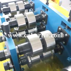 완전 자동 사용자 정의 380v 7.5kw 공급 두께 0.45-0.9mm 금속 C 채널 롤 성형 기계 - Product Image 6