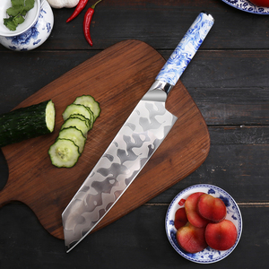 Nuevo diseño japonés hecho a mano Damasco Chef cuchillo hoja en blanco con mango DIY cuchillo de cocina - Product Image 6