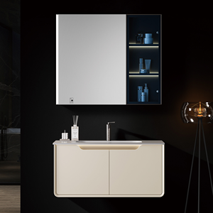 Luxury Single <strong>Basin</strong> Vanity Sink PVC <strong>Storage</strong> <strong>Bathroom</strong> Cabinet With Countertop Hand Wash <strong>Basin</strong> Sink - Product Image 5