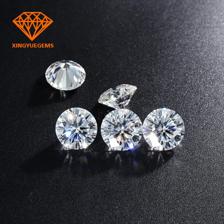 Super Top Quality White Moissanite D-f Color VS Purity 1.1mm Round Brilliant Cut AAA Quality-Superb Cut And Luster Moissanite