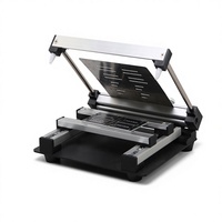 Imprimante manuelle de pochoirs SMT, petite machine de sérigraphie de pâte à souder de bureau pour l'assemblage de circuits imprimés