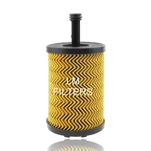 Tipos de filtro de aceite de motor plisado para Purflux 68001297AA 68001297AB K68001297AA 1250679