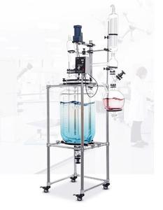 Tùy chỉnh phòng thí nghiệm hai lớp áo khoác kính lò phản ứng cho phản ứng hóa học - Product Image 5