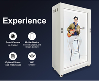 Intérieure AI 3D Hologramme Affichage Interactif Holographique Vitrine Transparent Lcd Box Digital Human Holobox