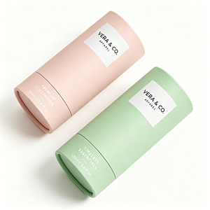 Luxury Eco-friendly Gold Foil Rigid Cardboard Round Cylinder <b>Box</b> for Flower Skincare Gift Packaging Custom Logo Manufacturer - Product Image 2