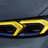 Module de puces DRL bicolore jaune et blanc SJC Auto Parts pour BMW Série 3 G20 G21 G28 23-25 avec système d'éclairage de style laser