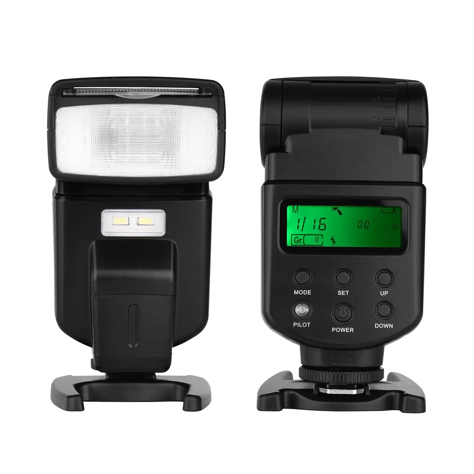 Andoer Flash Speedlite GN40 Flash With Bracket Replacement for Canon Nikon DSLR Cameras