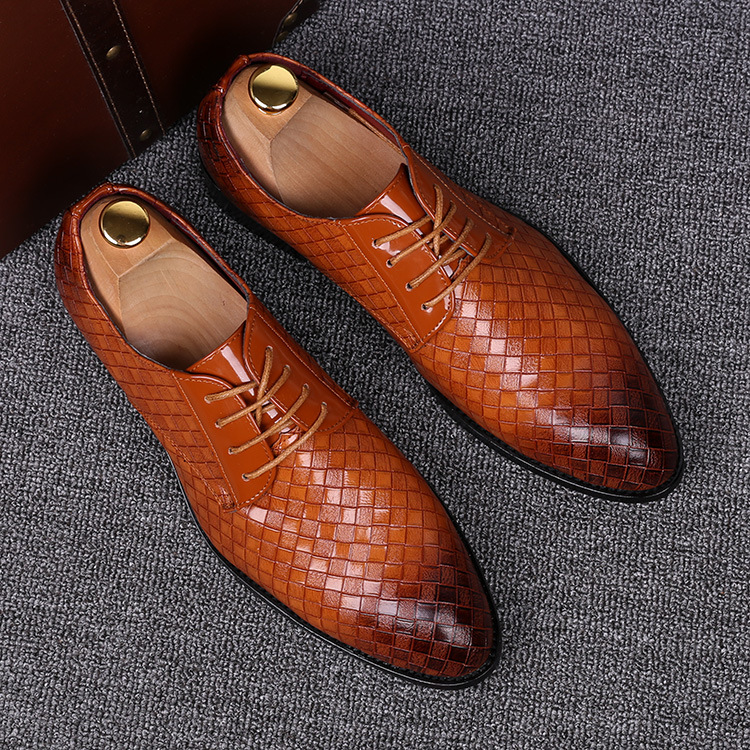 Luxury Men's Dress Shoes - PU Leather Oxford Formal Shoes for Weddings and Office, Stylish and Breathable Design Luxury Men's Dress Shoes - PU Leather Oxford Formal Shoes for Weddings and Office, Stylish and Breathable Design