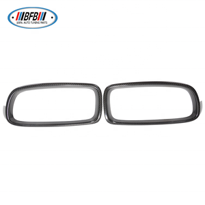 POUR BMW Série 3 F30 CARBONE FIBER FRONT KIDNEY GRILL <span class=keywords><strong>INSERT</strong></span> TRIM COVER - Product Image 6