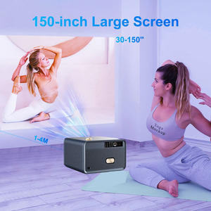 Best Quality Full HD 4K High ANSI Lumens <b>Projector</b> Night <b>Light</b> Bedroom Smart LED 1080p Android Beamer Stereo Portable H90 Busine - Product Image 4