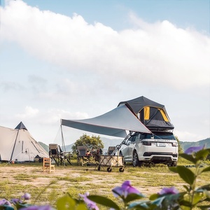 2 Sizes 2 Person Waterproof Car Roof Top Tent with Oxford Fabric 4x4 Offroad Compatible Quick Automatic Opening for Camping - Product Image 3