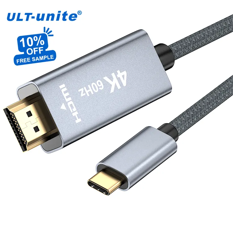 Ult-unite – câble USB C vers HDMI 4k 60Hz de qualité supérieure, câble type-c vers HDMI de 2m