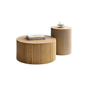 <span class=keywords><strong>Mesa</strong></span> de <span class=keywords><strong>centro</strong></span> de <span class=keywords><strong>barril</strong></span> estriado de nuevo diseño, muebles de sala de estar, <span class=keywords><strong>mesa</strong></span> de té central de madera de roble, almacenamiento de <span class=keywords><strong>mesa</strong></span> de <span class=keywords><strong>centro</strong></span> - Product Image 1