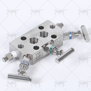 Pressure-Resistant Three-<b>Valve</b> Manifold Stainless Steel <b>Needle</b> <b>Valve</b> Integrated T-Type High-Pressure Pressure Transmitter - Product Image 4