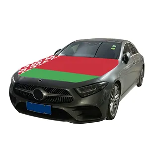 erschwingliche nationale Autohaube-Abdeckungsflagge Belarus Auto Motor-Abdeckungsflagge Fabrik Direktverkauf Polyesterstoff
