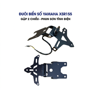 ที่ยึดป้ายทะเบียนรถมอเตอร์ไซค์ Yamaha XSR155 สำหรับติดตั้งด้านหลัง พร้อมการรับประกัน 12 เดือน - Product Image 1