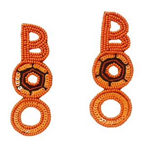 Boucles d'oreilles pendantes en perles motif panda de dessin animé, rouge, bleu, blanc et multicolores, unisexes, bijoux tendance uniques de qualité supérieure, cadeaux de mariage pour femme - Product Image 3