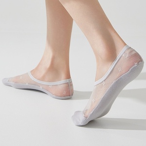 Chaussettes invisibles en dentelle ultra fines respirantes antidérapantes pour femmes, chaussettes plates A01-1-6 - Product Image 3