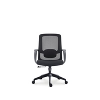 Chaise de bureau ergonomique en maille pivotante pour espace de travail