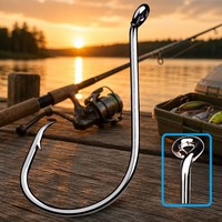Anzuelo de pesca de acero con alto contenido de carbono, con púas, individual, paquete a granel - Activos de listado en Alibaba.com
