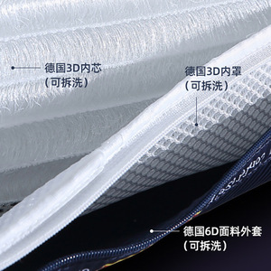 3D Removable Washable Mattress 1.8m High Resilience Breathable Bedding For Home Bedroom Use - Product Image 1
