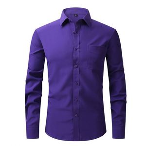 Chemise à manches longues personnalisée avec impression sérigraphique, boutons de haute qualité, étiquette brodée, options de couleurs personnalisées en gros - Product Image 5