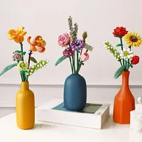 LOZ Obtén tu Propio Bouquet Eterno, Serie de Modelos, Regalo Perfecto para el Día de Acción de Gracias y Navidad, Hermosa Decoración, Juego de Bloques de Construcción
