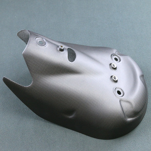 Per DUCATI 1299 959 V2S, copertura modificata per tubo di scarico in fibra di carbonio a secco, isolamento anti-scottatura 2020+ - Product Image 2