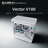 Ordinateur de bureau haut de gamme avec châssis personnalisé Lianli, série Vector V100, ATX, prend en charge le châssis d'ordinateur de tour complète