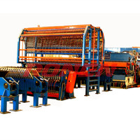 Machine à souder pour clôture à nœuds fixes en treillis métallique galvanisé à chaud avec moteur et PLC (Nœuds fixes -017) Économie d'énergie