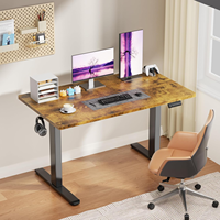 Bureau debout ergonomique moderne de haute qualité, convertible, extensible et réglable, avec moteur unique, structure métallique pour bureau