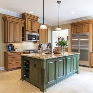 Juego de Cocina Moderno de Lujo, Gabinetes Frontales de Acrílico Personalizados con Cubiertas de Cuarzo, Fabricante Profesional de Cocinas - Product Image 3