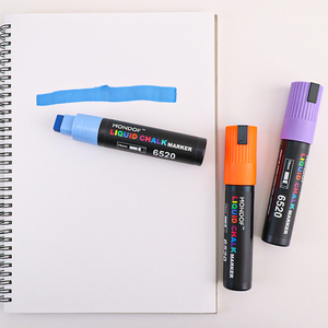 ANI Offre Spéciale-Stylo à <span class=keywords><strong>craie</strong></span> liquide 12 couleurs à pointe plate pour l'écriture sèche sur verre et tableau Fournitures d'art - Product Image 5