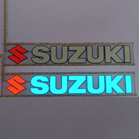 Autocollant de décoration de voiture lumineux EL, autocollants logo pour voiture ou véhicule, autocollant pour pare-brise avec une épaisseur de seulement 0,2-0,8 mm