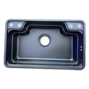 78x48cm en acier inoxydable goutte dans la <span class=keywords><strong>cuisine</strong></span> Nano évier avec panier évier poste <span class=keywords><strong>de</strong></span> travail 185mm trou <span class=keywords><strong>de</strong></span> vidange broyeur - Product Image 6