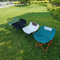 Chaise de pique-nique pliable portable au design moderne, légère, avec cadre en métal, de haute qualité, en tissu Oxford 600D, pour la pêche et la plage, Silla Plegable