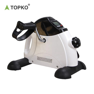 Vélo d'exercice TOPKO Mini Trainer, vélo d'exercice sous le bureau avec écran LCD, blanc - Product Image 6