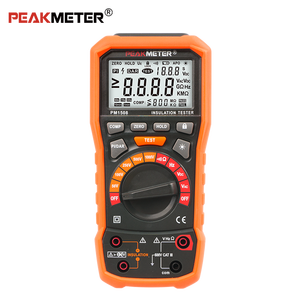 เครื่องทดสอบความต้านทานฉนวนแรงดันไฟฟ้าขาออกสูง,มิเตอร์วัด <span class=keywords><strong>ACV</strong></span>/DCV มัลติมิเตอร์แบบพกพาฟังก์ชัน PI/DAR ปี PM1508 - Product Image 1