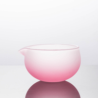 Nouveau bol à matcha en verre moderne et simple, minimaliste, avec bec verseur, outils à matcha, bol à thé, tasse, fouet, service à thé pour la maison, dans un coffret cadeau
