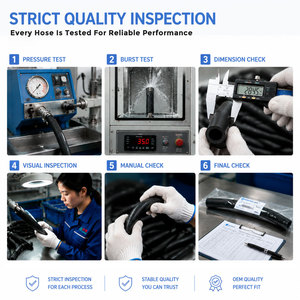 Manguera de Refrigerante para Radiador de Automóvil, Tubería de Agua para Motor EPDM, para VW Polo, Skoda Rapid, Fabia, Roomster, <span class=keywords><strong>Seat</strong></span> <span class=keywords><strong>Ibiza</strong></span>, Toledo, Audi A1 - Product Image 6