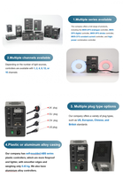 Contrôleur numérique de gradation à 4 canaux SPSMixed Strobe 120W, entrée AC220V, courant 48V 20A, éclairage pour vision industrielle, étanche