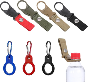 Clip tactique Molle, outil EDC extérieur, mousqueton à dégagement rapide, support de bouteille d'eau pour la randonnée en extérieur, accessoire spécial pour sac - Product Image 1