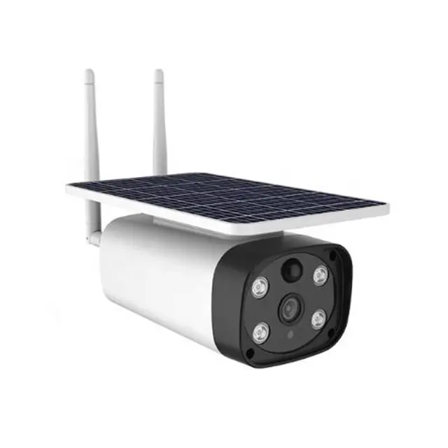 Solar CCTV IP Security Bluetooth Camera Video Outdoor IP66 Waterproof Home 1080P HD WiFi I-Cam / UBell Smart Camara Price