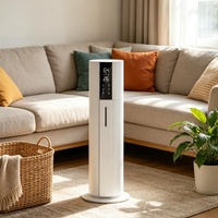 Humidificateur ultrasonique 9L sur pied grande taille à brume froide avec fonctionnement silencieux et stérilisation pour usage domestique