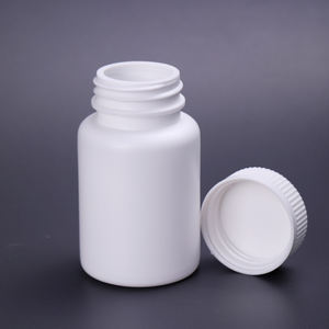 120ML 120 <span class=keywords><strong>cc</strong></span> PET PCR HDPE bottiglia di medicina bottiglia bianca con tappi CRC bianchi integratore vuoto capsula di vitamina pillola bottiglia di plastica - Product Image 2