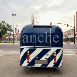 Remolque de Cocina Móvil para Hot Dogs y Café, Carrito de Comida Rápida Multifuncional de Acero Inoxidable para Venta de Aperitivos - Product Image 2