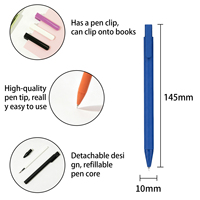 Stylo Gel Simple Press Ge avec Colle Matifiante en Spray, Impression de Logo Personnalisé, Plastique 0,5 mm, Cadeau Promotionnel