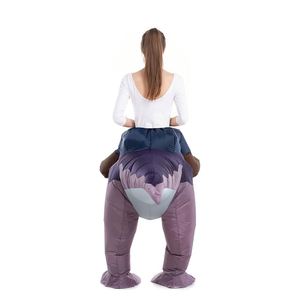 Disfraz Inflable de Dinosaurio para Adultos, Divertido Disfraz de Halloween, T-Rex, Velociraptor, Triceratops, Pteranodon - Product Image 4